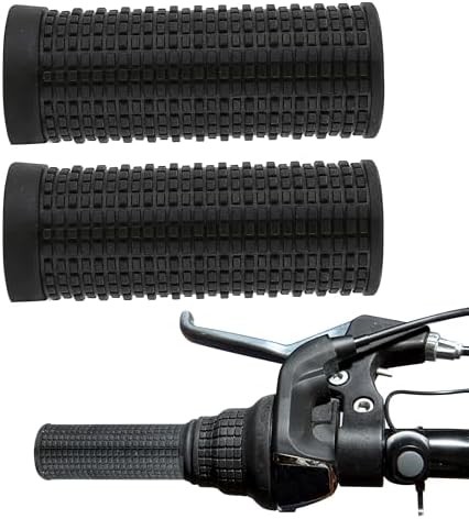 1 Pair MTB Bike Short Handlebar Grips 20x74mm/0.78×2.91inch, Bar Twist Cover Mou