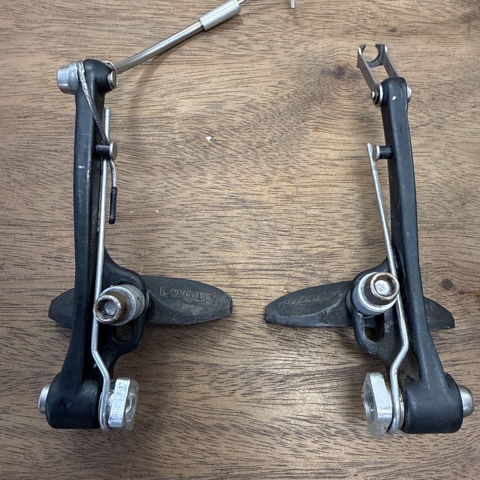 Avid Single Digit 1D V-Brake Set Front & Rear Brakeset Black Ritchey Logic Pads