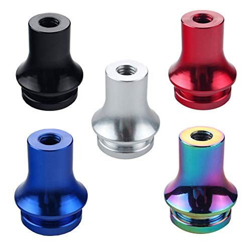 Shift KNOB Boot Retainer/Adapter for Manual Gear Shifter Lever 12X1.25 Silver