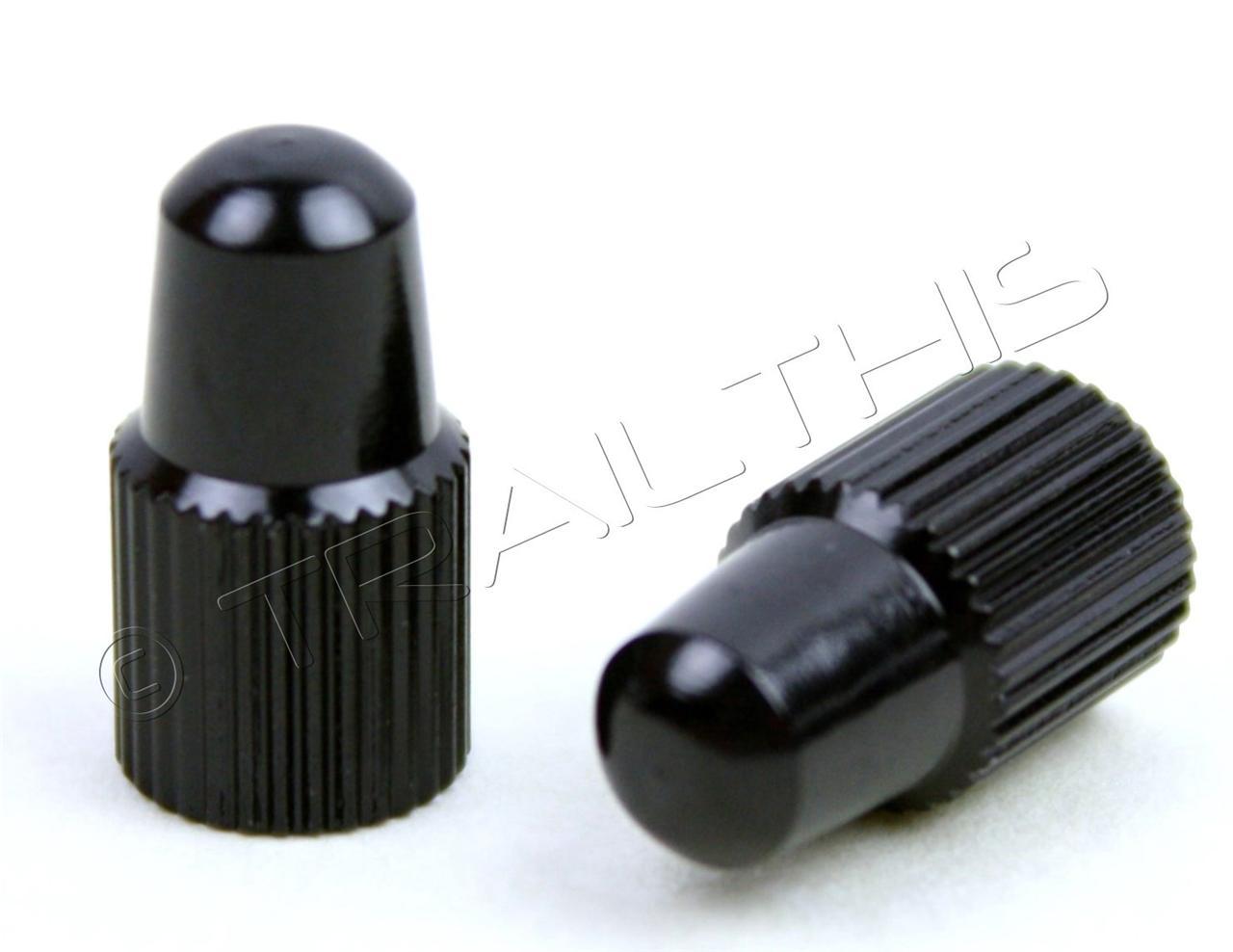 Yokozuna Anodized Aluminum Alloy Bicycle Presta Valve Stem Caps – Fixie – BLACK