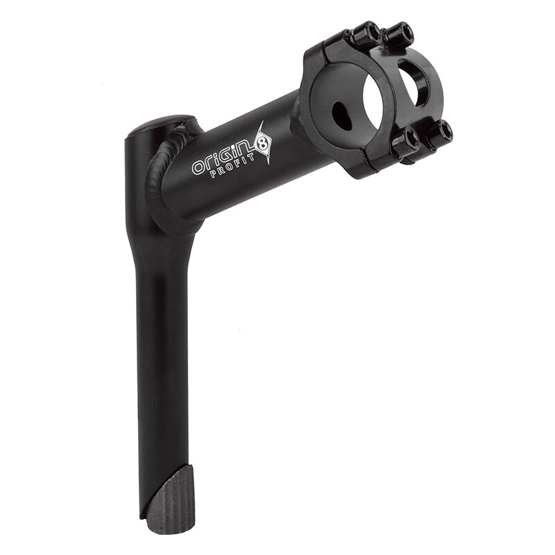Origin8 MTB Alloy Quill Stem Black 31.8mm Clamp 22.2mm Steerer 180mm/110mm NEW