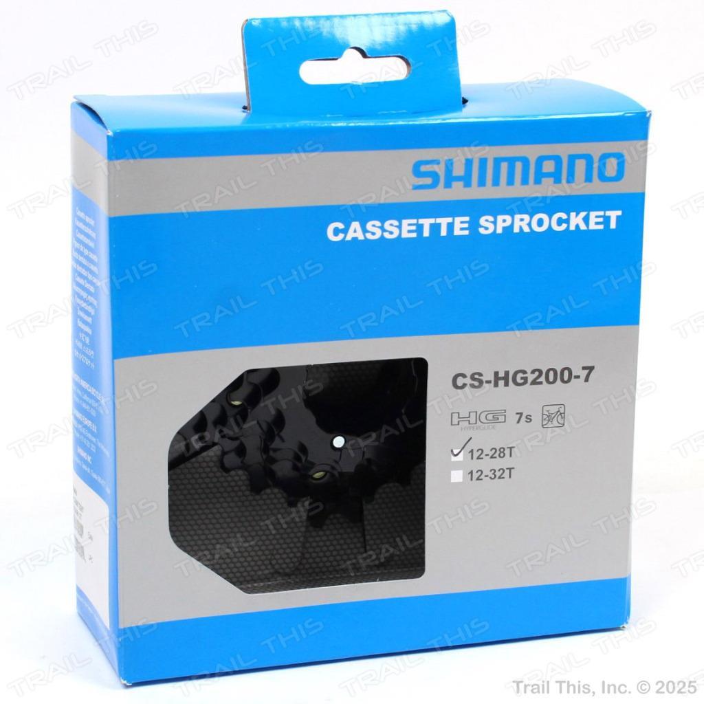Shimano Tourney CS-HG200 Bicycle Cassette 12-28t 7-Speed MTB 12-28 Black