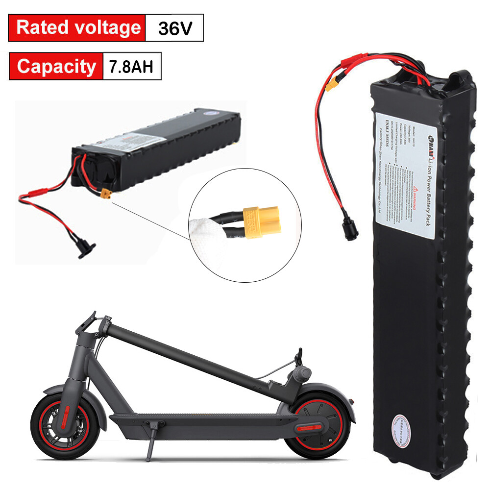 Electric Scooter 36V 7.8Ah Lithium Battery 350W Escooter Ebike Battery with XT30