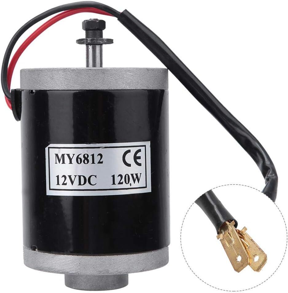 Tbest Brush Motor for Electric Scooter, 12V 120W high-Speed as picture shown