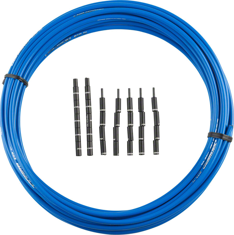 Jagwire 5mm Pro Compressionless Brake Housing with Slick-Lube Liner 10M RollBlue