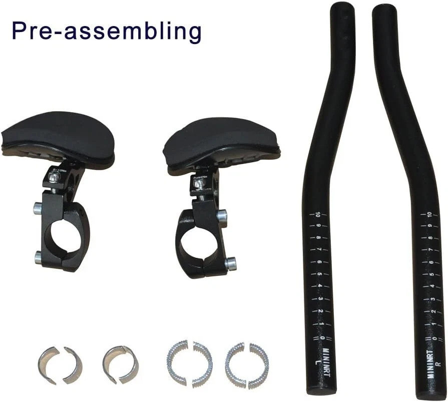 Bike Rest Handlebar TT Bar 31.8mm Cycling Triathlon Aero Bar for Road Bike or Mo