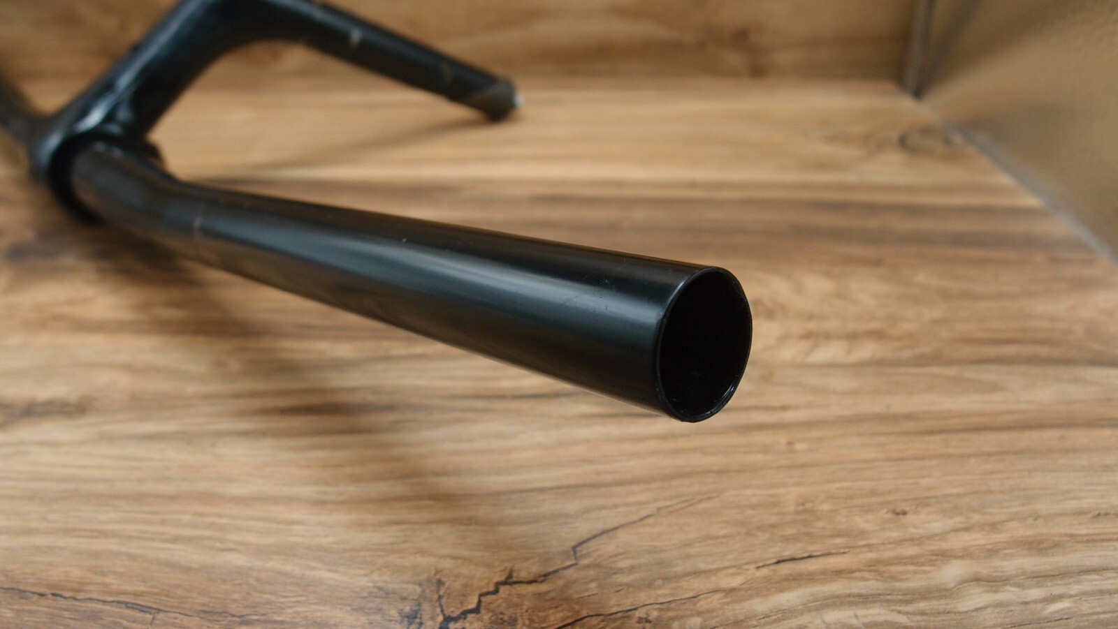 1991 MTB steel CRMO alloy flat handlebar Hi-Ten by nL + quill stem nL 22.2 mm