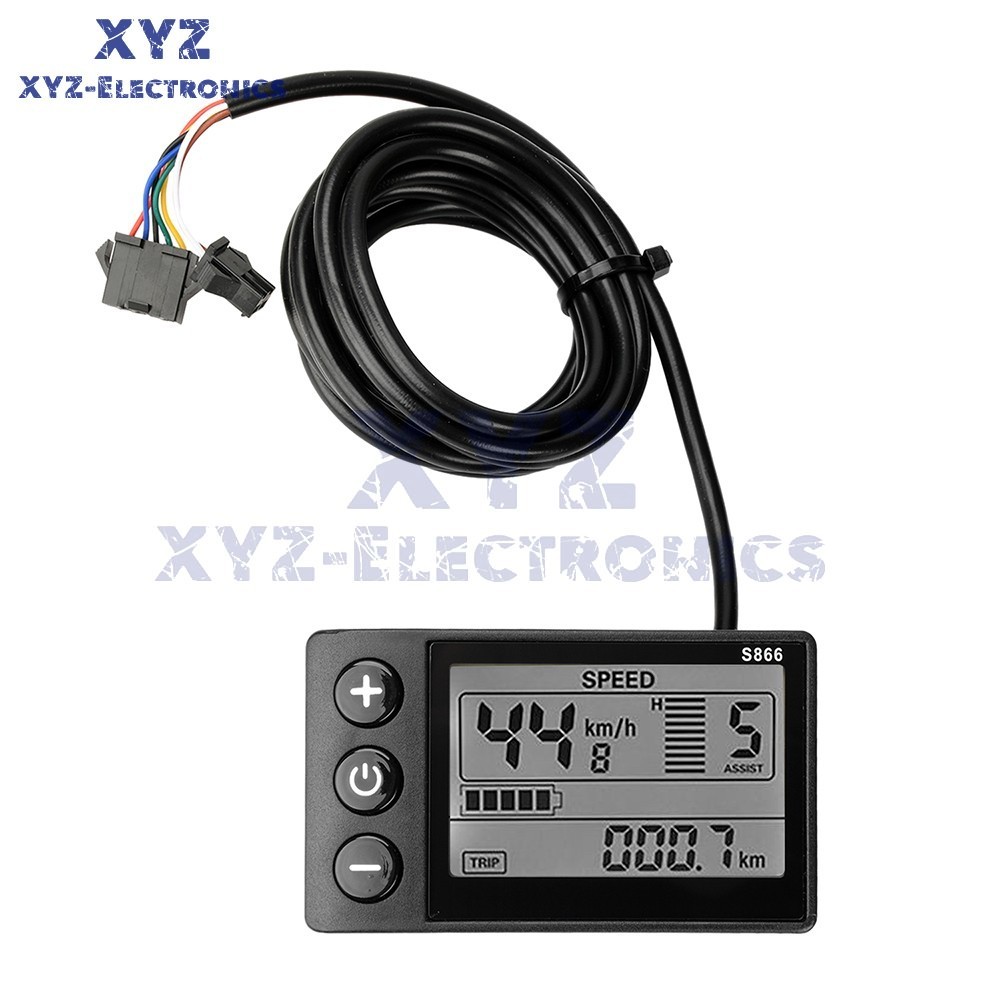 36V48V64V 30A Sine Wave Brushless Motor Controller 750-1500W Driver S866 LCD