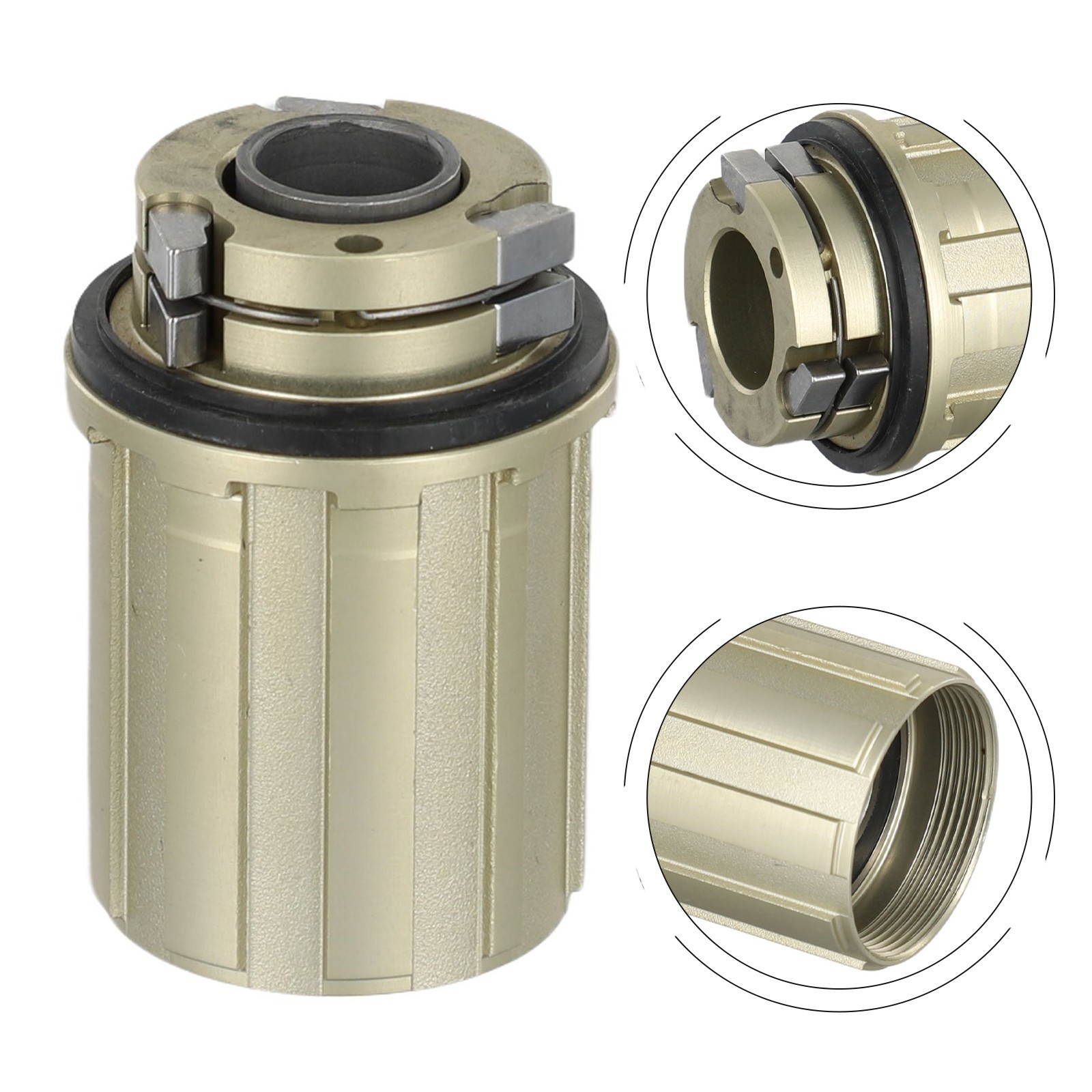 Freehub Freestanding Body 12mm/15mm 7075 Aluminum Alloy For MicroSpline