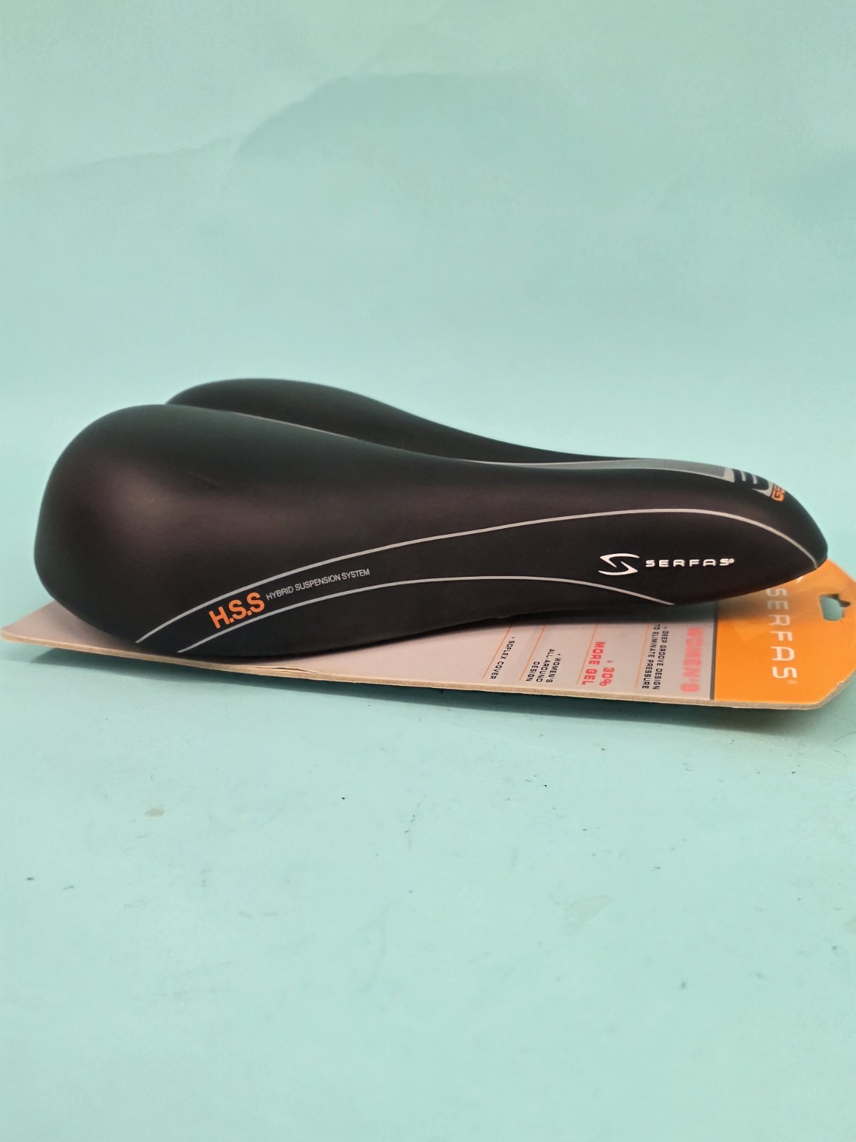 NEW SERFAS Women’s Comfort Saddle Waterproof Cover 275mm Wide LSD-100 HYBRID