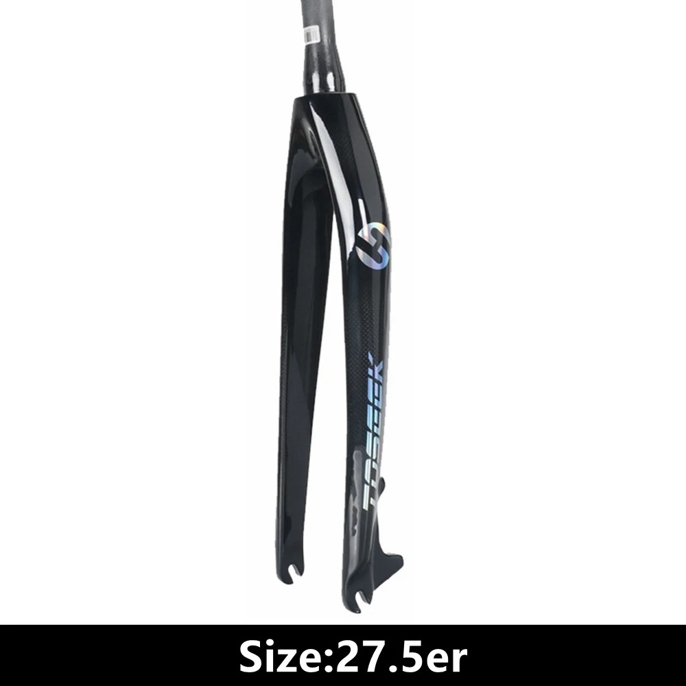 MTB Bicycle Carbon Fiber Rigid Fork 26er 27.5er 29er Tapered Tube 1-1/8 To1-1/2