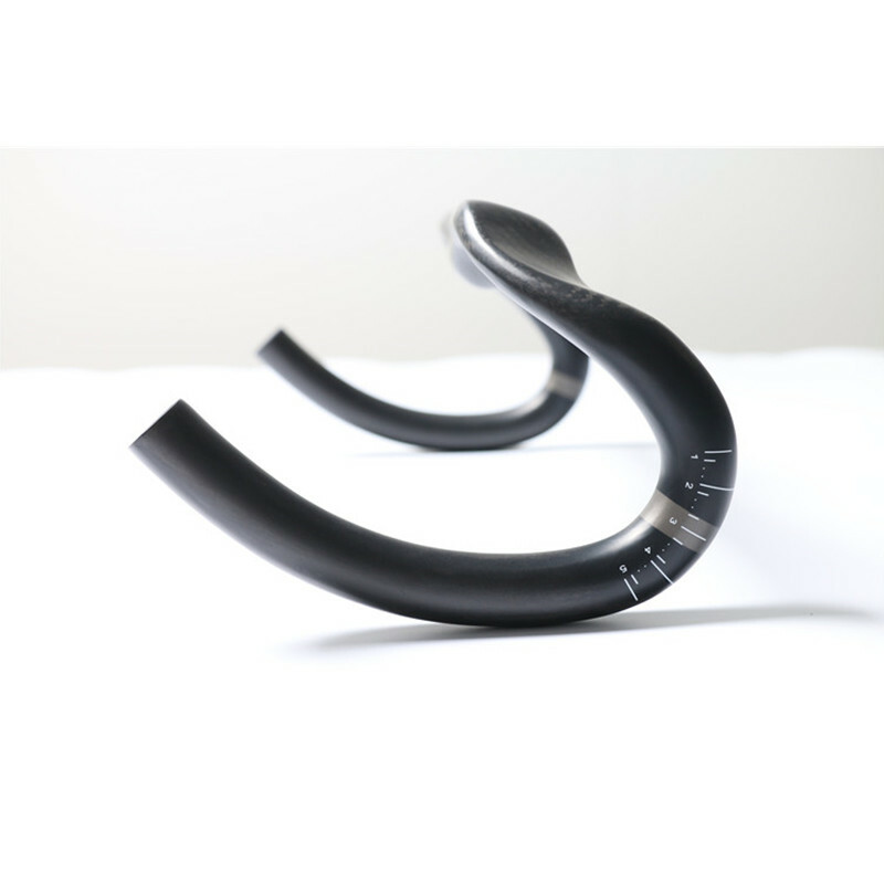 3K Carbon Road Bike Handlebar Aero Bar Bicycle Drop Bar 31.8*380/400/420/440mm
