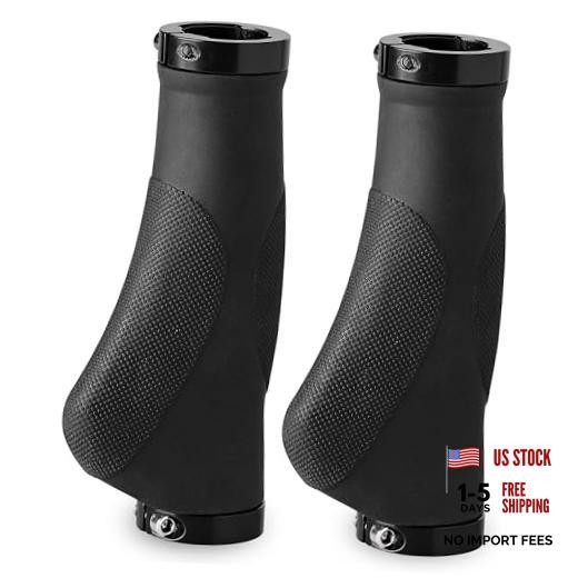 MTB Handlebar Grips – Bicycle Replacement Black (Thermoplastic Rubbers)