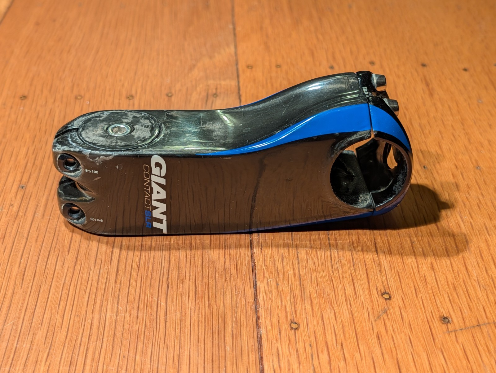 Giant Contact SLR Carbon Stem + top cap, 8° x 100 mm x 31.8, road or mtb bike