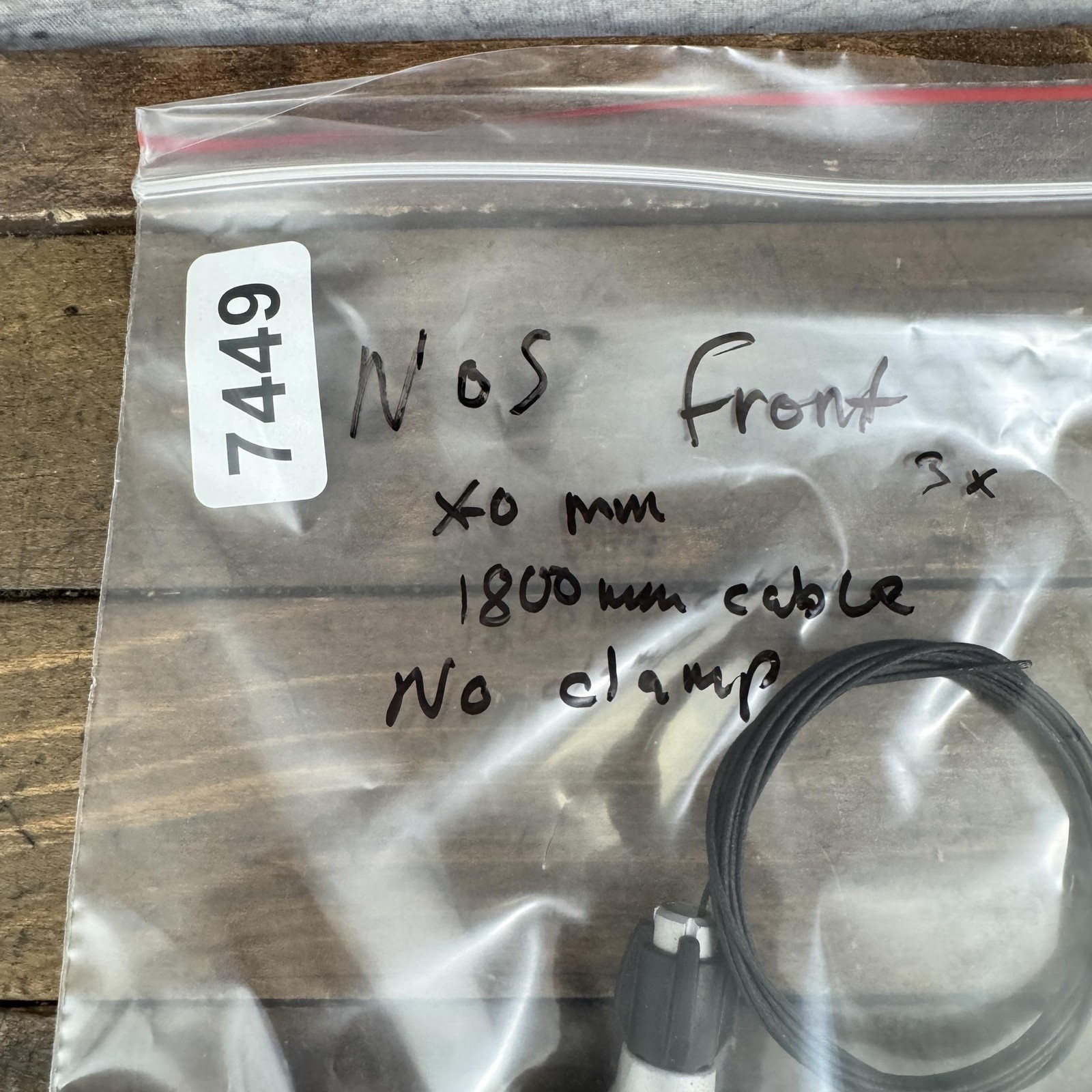 SRAM X0 Left 3 Speed Trigger Shifter Front 3s NOS MTB Mountain Bike Carbon