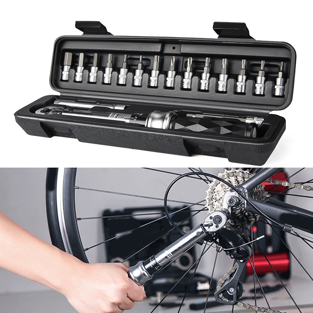 Adjustable 18in1 for torque Wrench Bike Maintenance Tool Set for Mountain Use