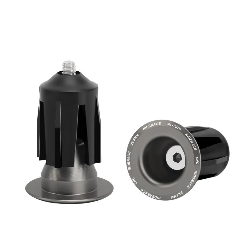1 Pair Bike Handlebar End Plugs Aluminum Alloy Bar End Caps MTB Road Bicycle