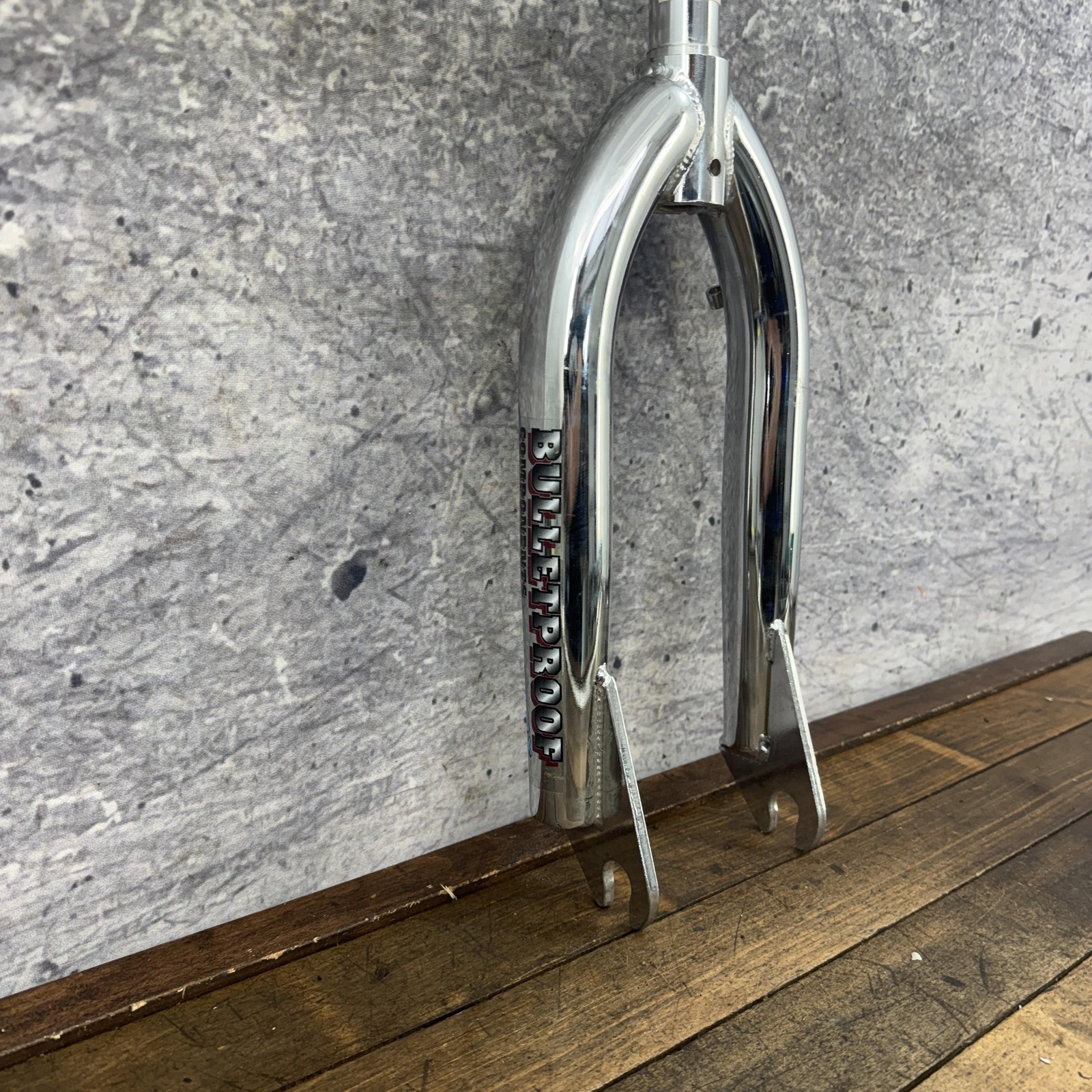 Vintage Bulletproof BMX Fork 20in NOS 1 1/8 Threadless 14mm Dropouts Chrome CRMO