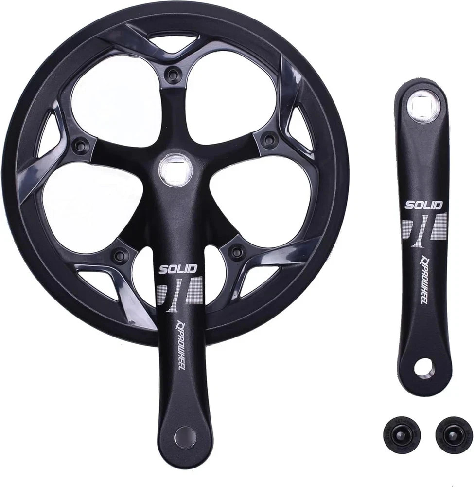 130MM BCD 52T Bike Crankset,165Mm/170Mm/172.5Mm/175Mm Crank Arm Set,Chainwheel a
