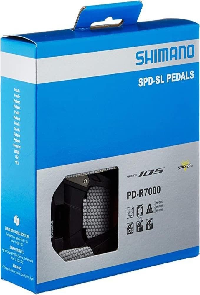 Shimano PD-R7000 SPD-SL Road Bike Pedals Black Metal Lightweight EPDR7000 JDM