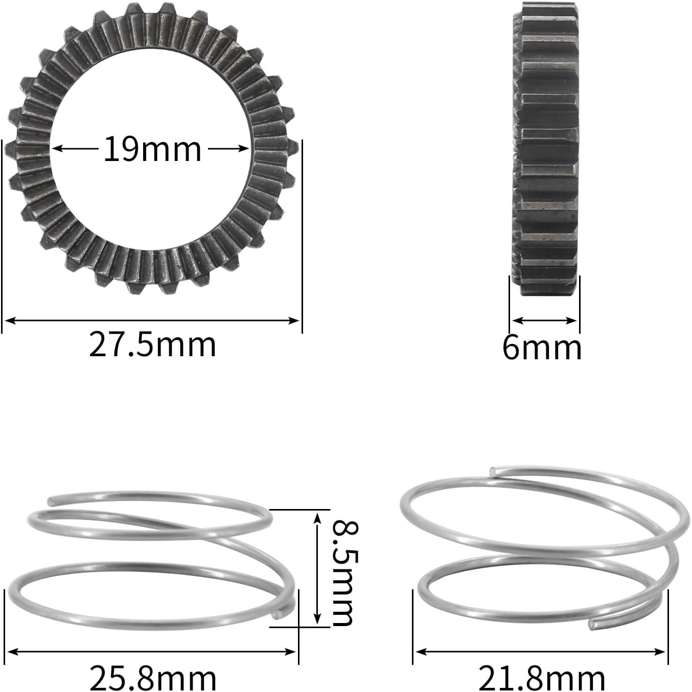 Star Ratchet Springs Hub Kit for DT Swiss 240 350 440 540 Tatchet Hubs 54T