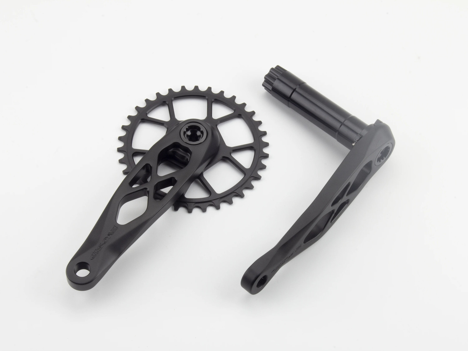 Mountain Bicycle Crankset 165mm 170mm 175mm Hollow Bike Crank Chainring 32-38T