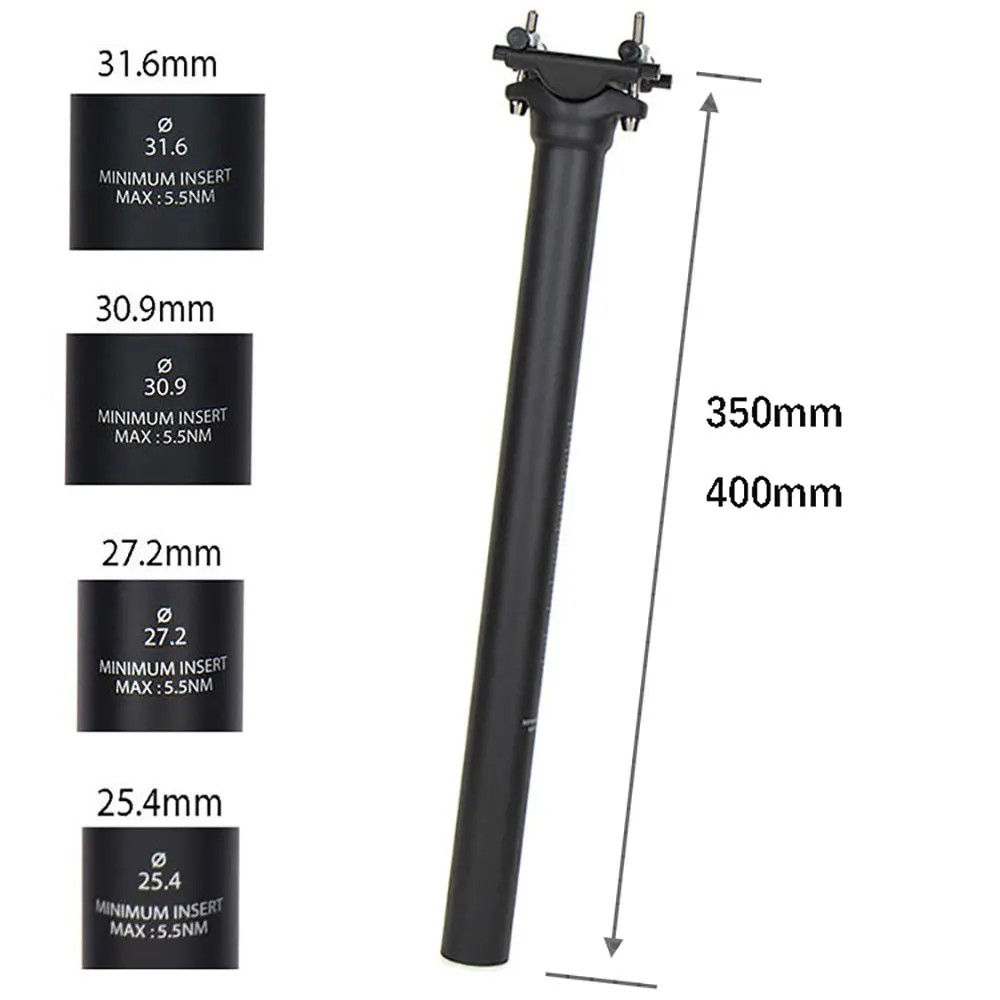 ELITA ONE Carbon Seat Post 25.4/27.2/30.9/31.6 MTB/Road Bike Seatpost Ultralig