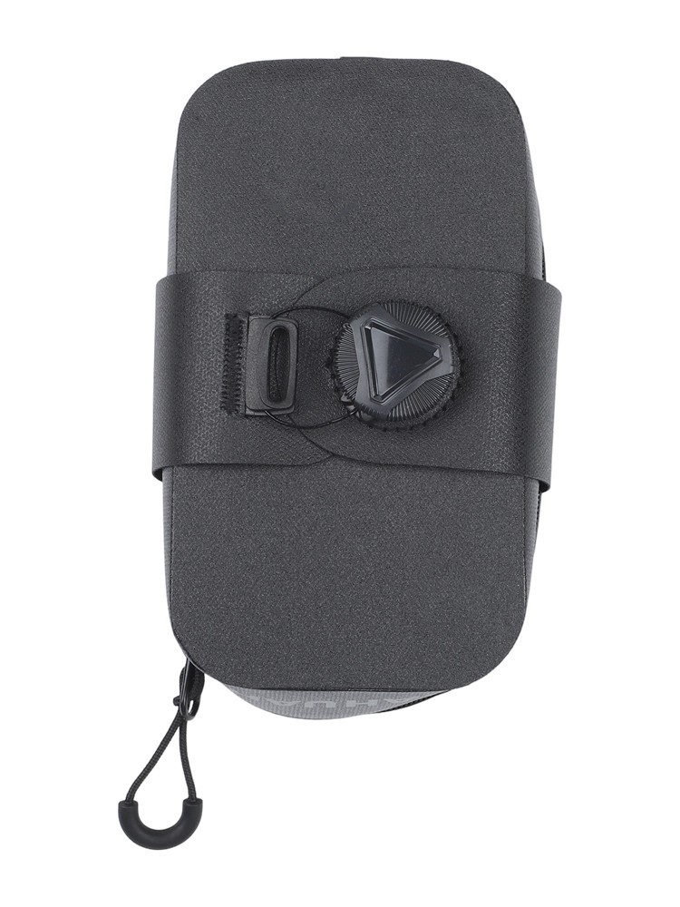 Secure Bicycle Saddle Bag with Waterproof Shell and Reinforced Attachment