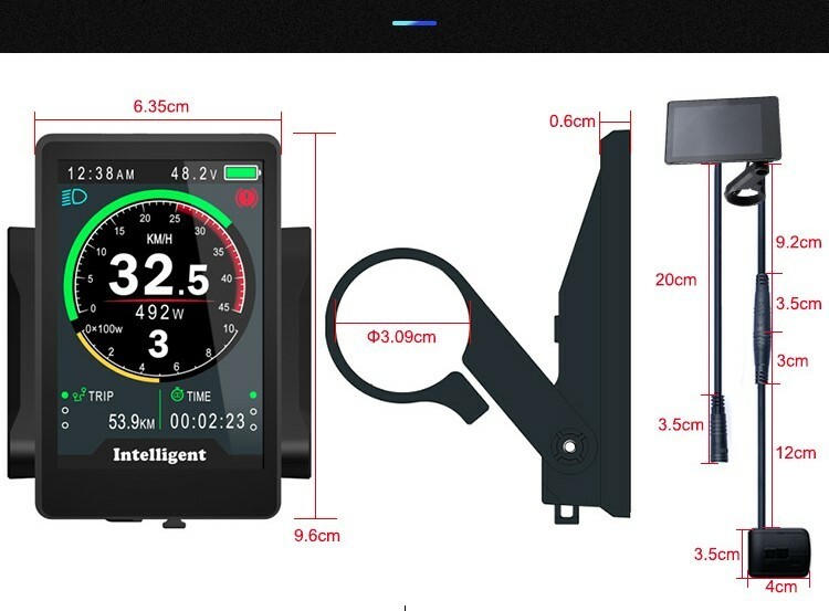 E-Bike Electric Bike Display 36V-52V NEW 860C Speed Control For BafangHFAQ