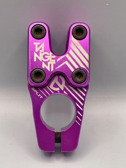 Tangent Split Top Load Stem – Purple – 1″ – 40mm – BMX – Racing – USA BMX