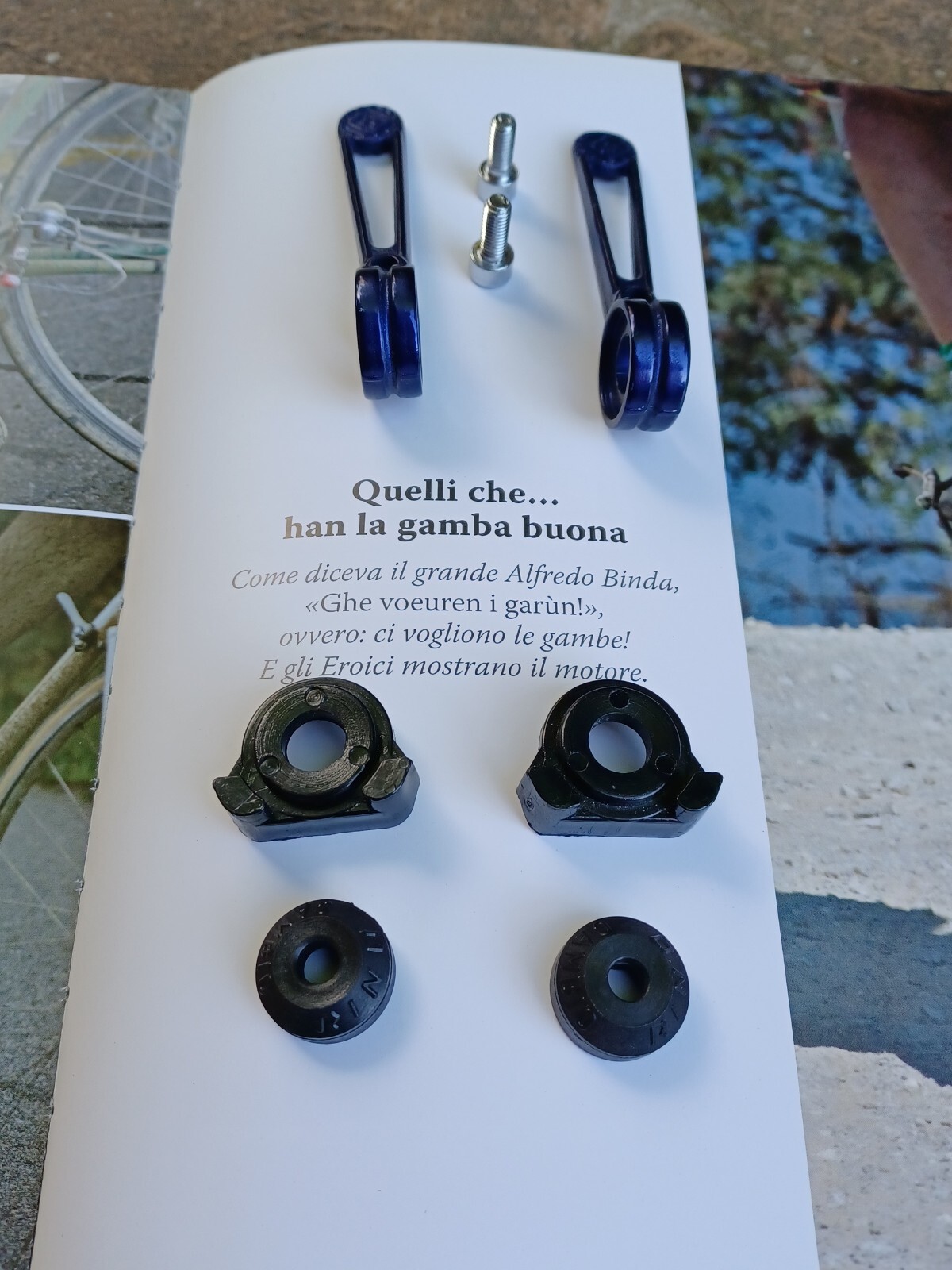 Nos L’Eroica Colnago Blue Anodized Shifters Shifters Shifters Shifters Shifte…