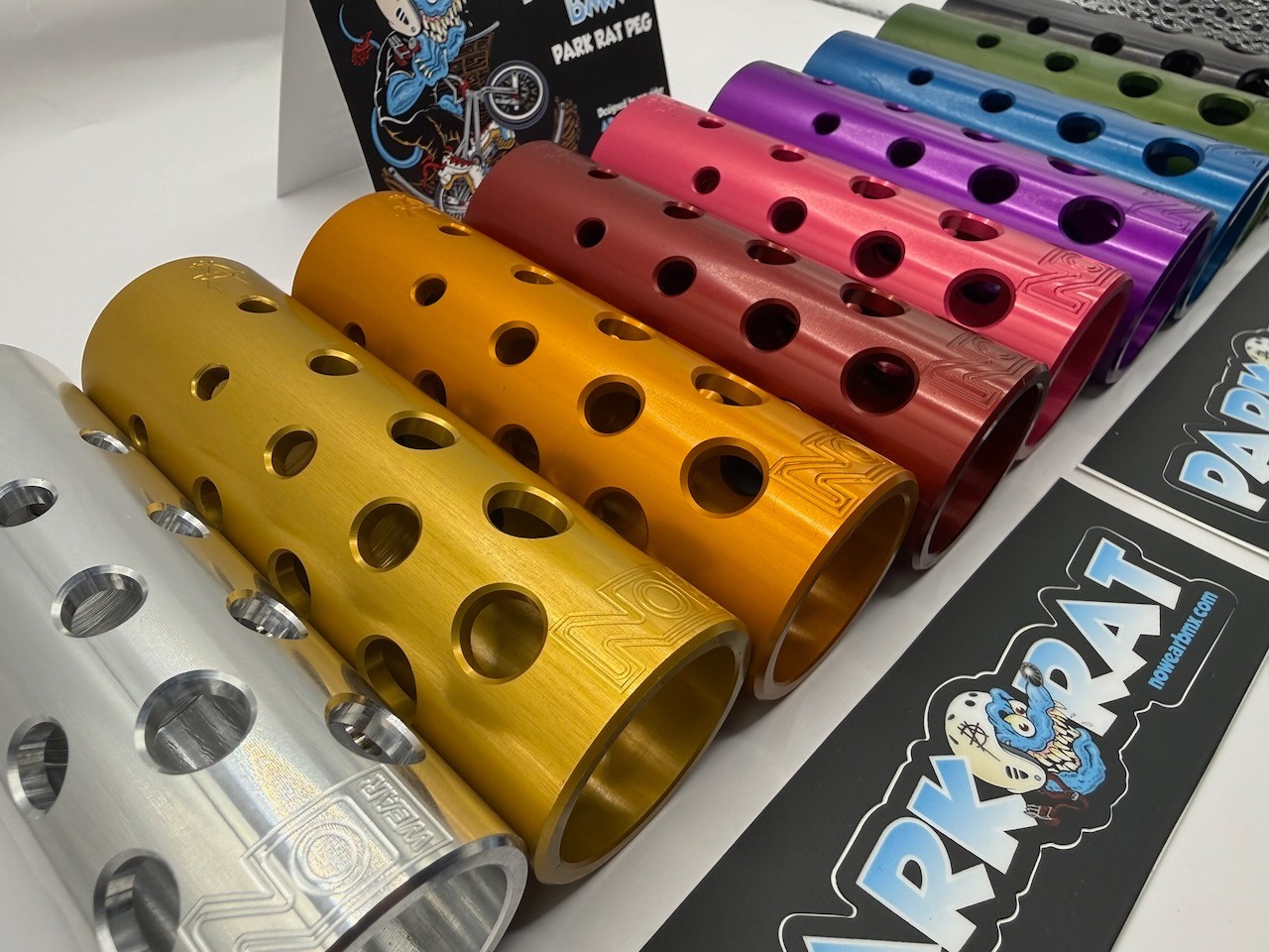 Nowear BMX Park Rat Peg Aluminum 14mm 3/8 Ramp T6 6061 MADE IN USA