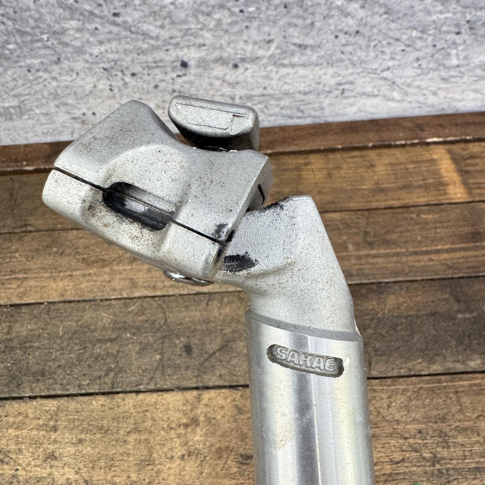 Vintage SR Sakae CR Seatpost 27.2mm Silver Alloy Japan K-86 320g Road MTB 1986