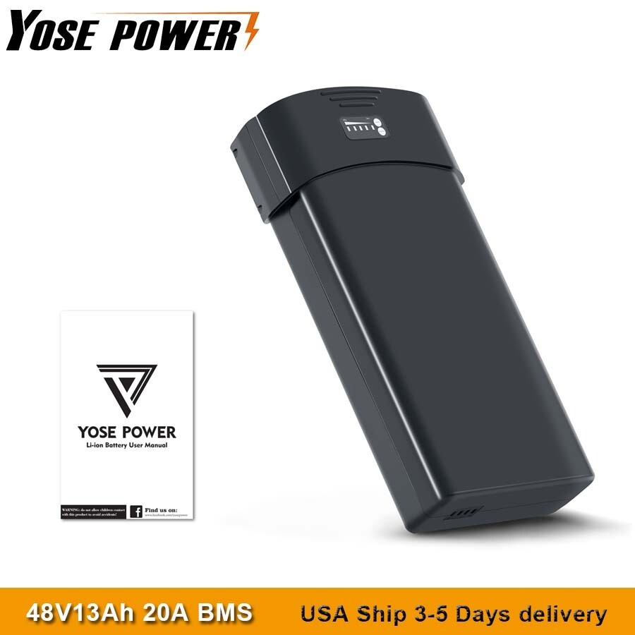 48V 13Ah Ebike Battery for PEDEGO Electric Bicycle Pgoebikes Battery Replacement