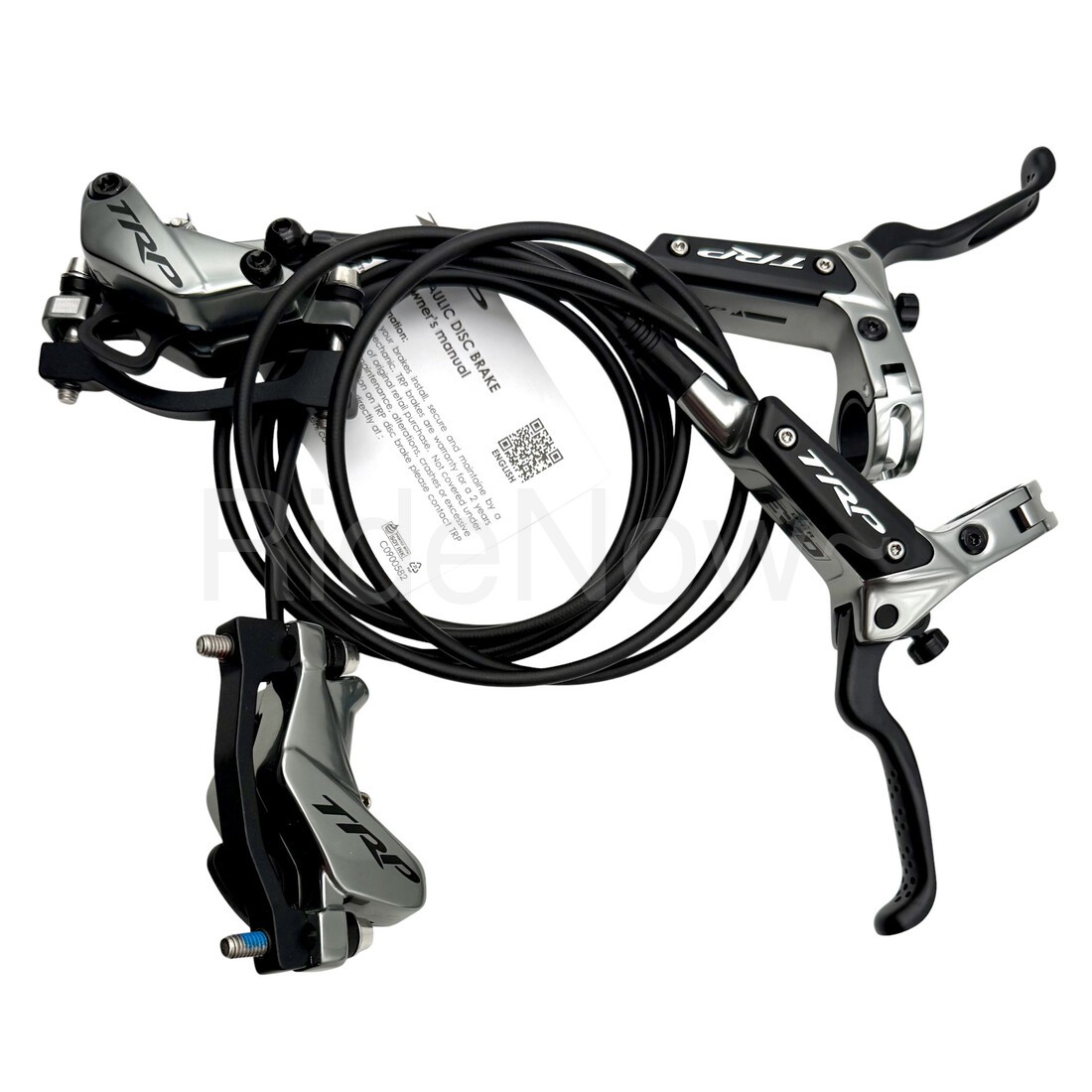 Trp DH-R EVO HD-M846 Front Rear 4-Piston Hydraulic Brake Set Gray 900/1650mm