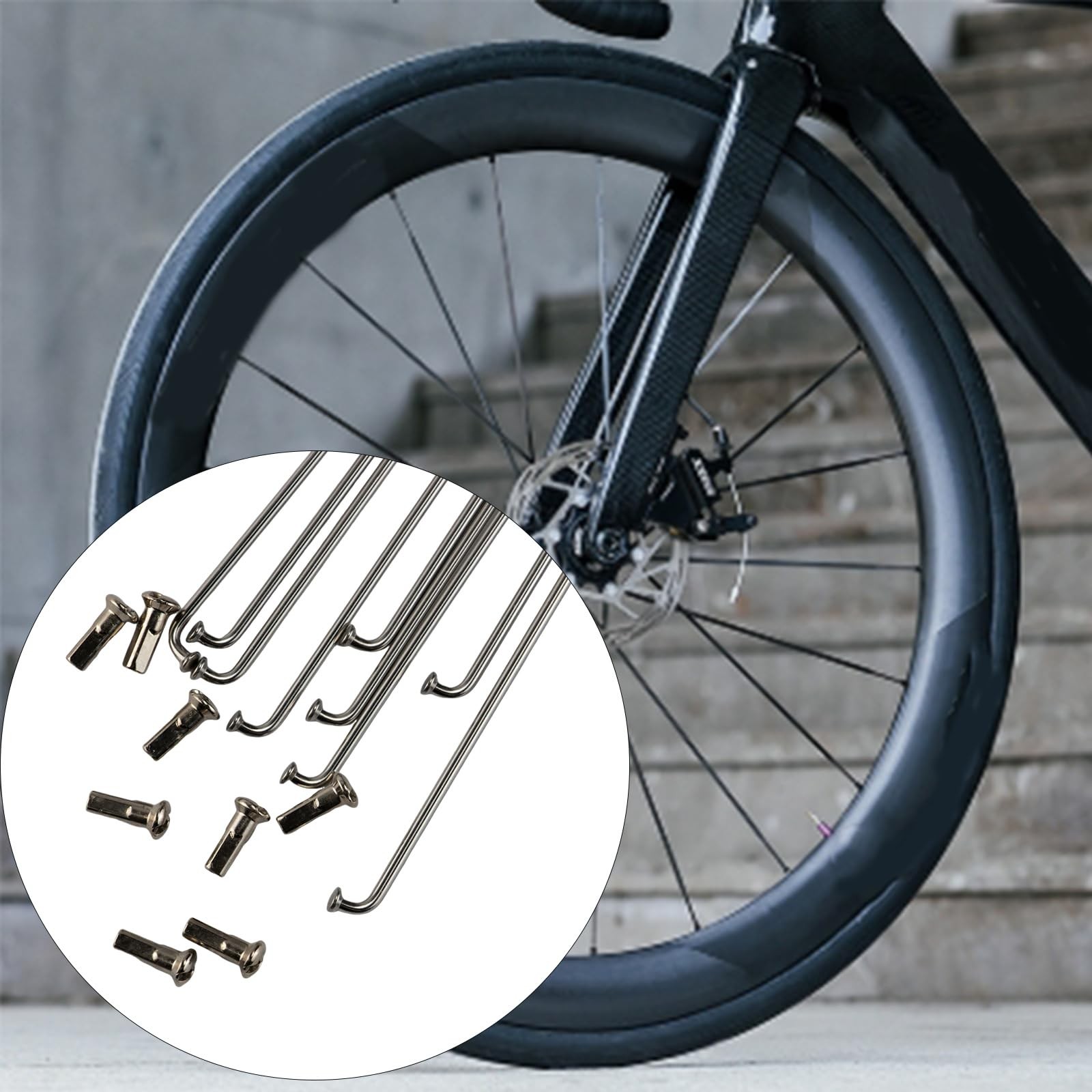 12 Pcs 260mm 10.2 Inch Stainless Steel Spoke Replacement Parts For Bikes New