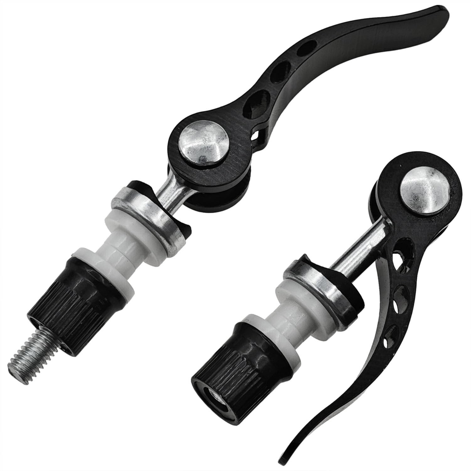 4 Pcs Bike Quick Release Clamps Aluminium Alloy M6x55mm Seatpost Skewers
