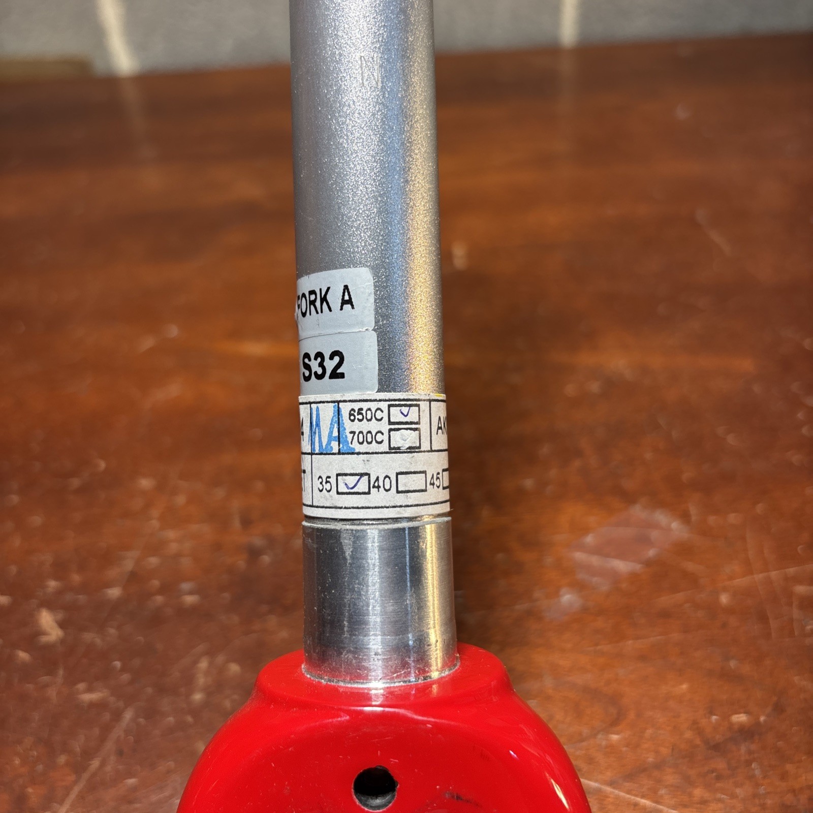 Felt High Modulus Carbon Fiber 3.3 Airfoil Fork Steerer tube 1 inch, long 296mm