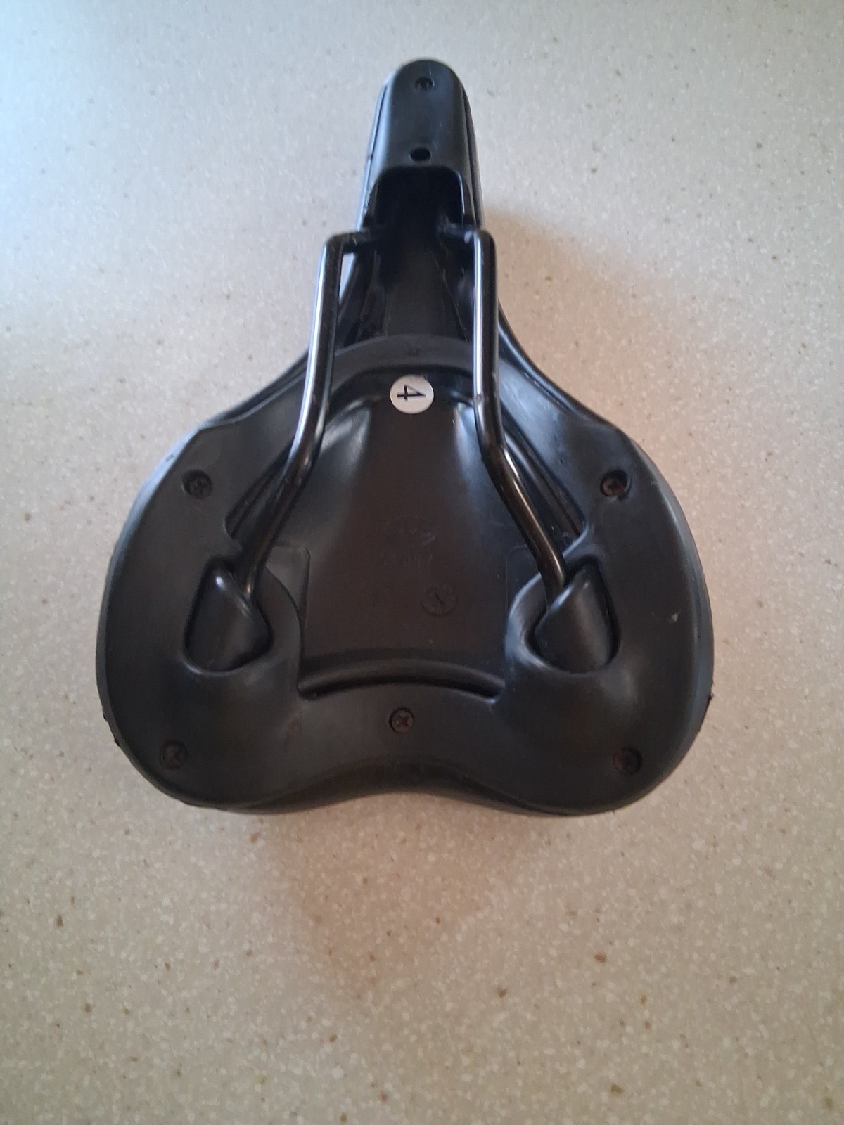 BMX Unisex Bike Seat 10.50” Long All Black Sleek Design