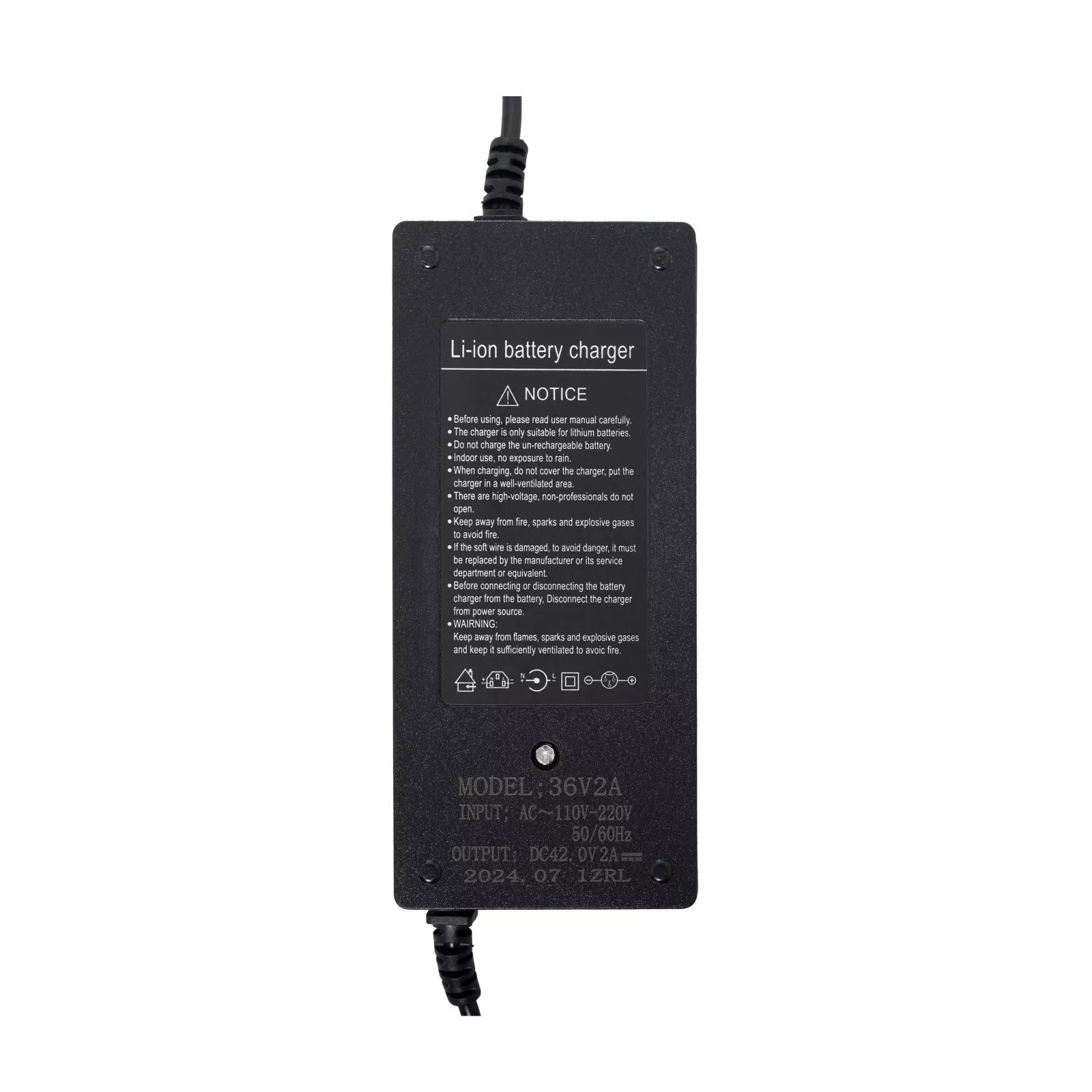 42V2A Smart Battery Char ger f o 36V Lithium Battery Ele ctric Bi cycle Ch arger