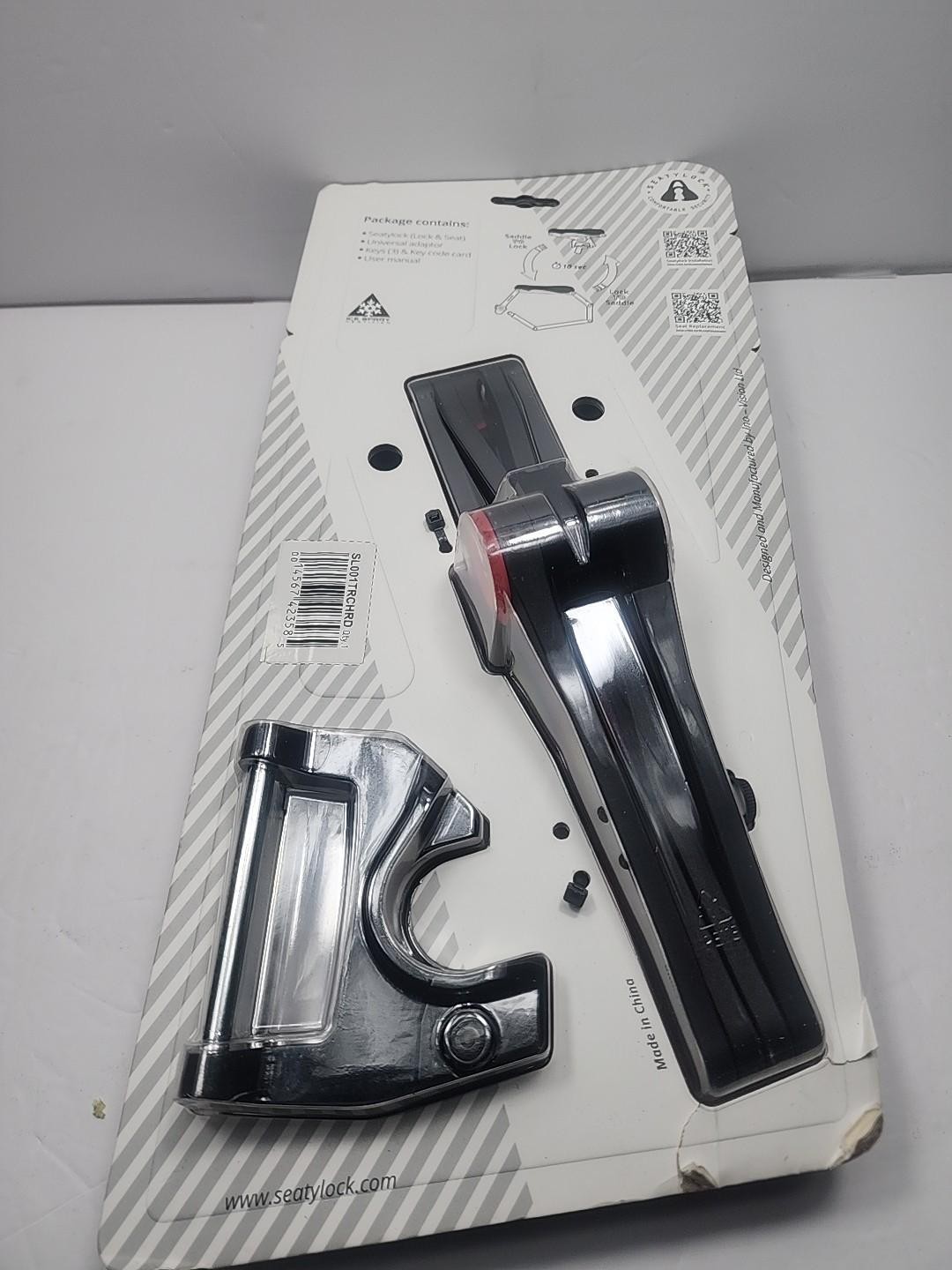 SeatyLock Hybrid Saddle Bike Lock – Multi Patent 2 in 1 Locking Bike