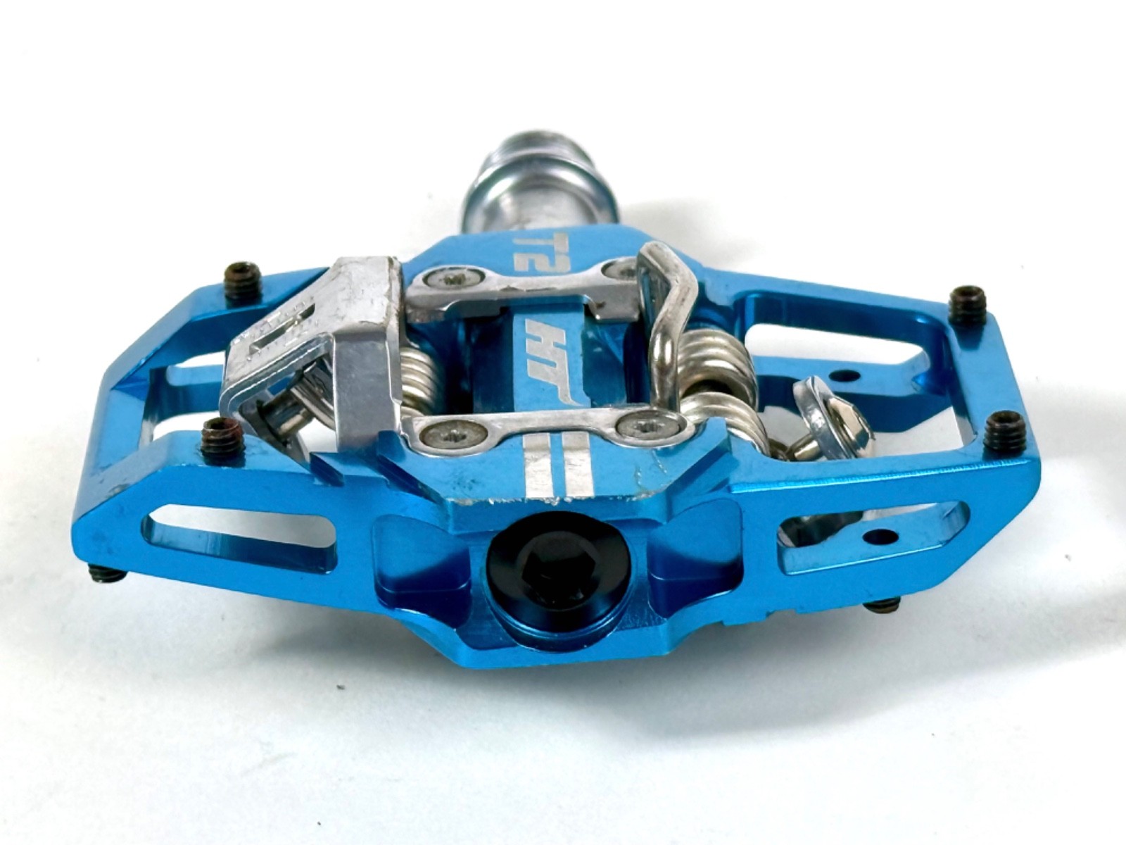 HT Components T2 Enduro Race Mountain Bike CrMo Clipless Pedals + new cleats MTB
