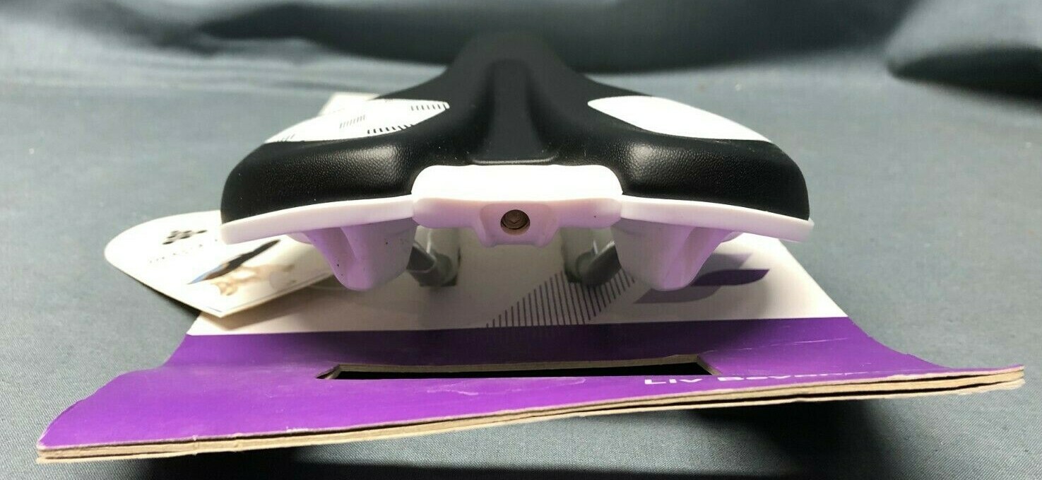 Liv Upright Steel Saddle Black Medium Width Medium Padding 27 x 16 cm NEW!