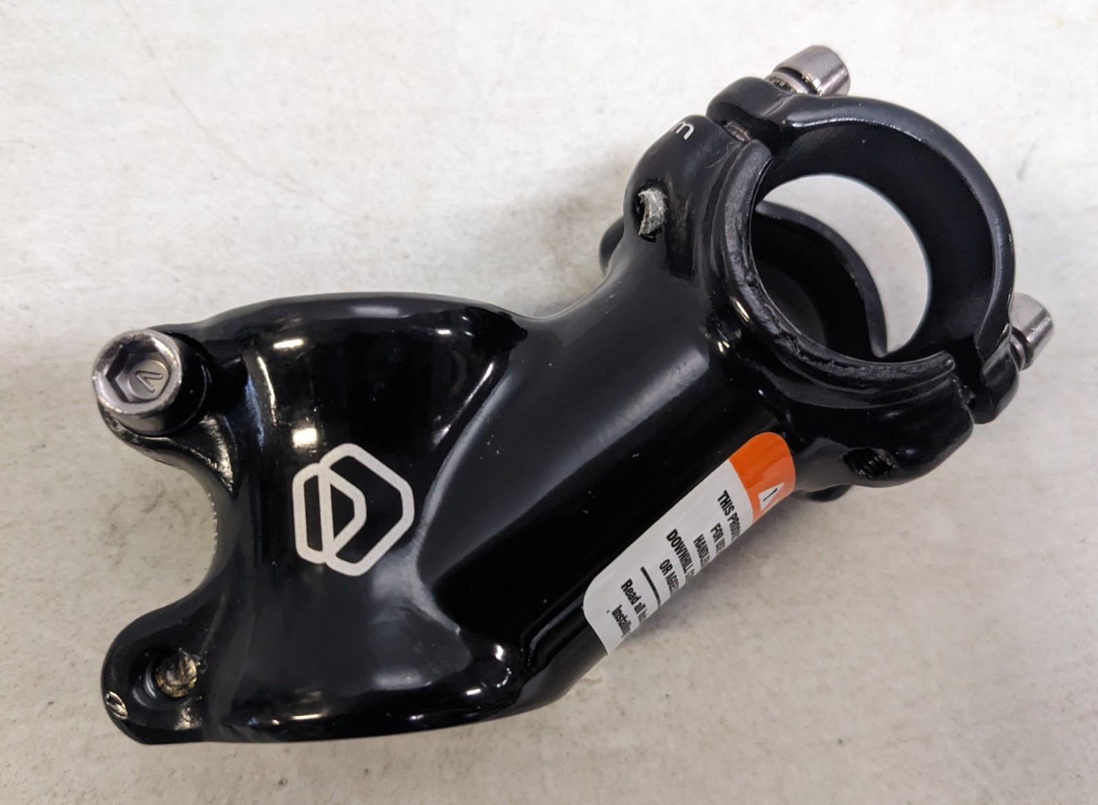 Dimension Threadless Stem – 35 Degree – 25.4mm Clamp, Various Lengths, Black