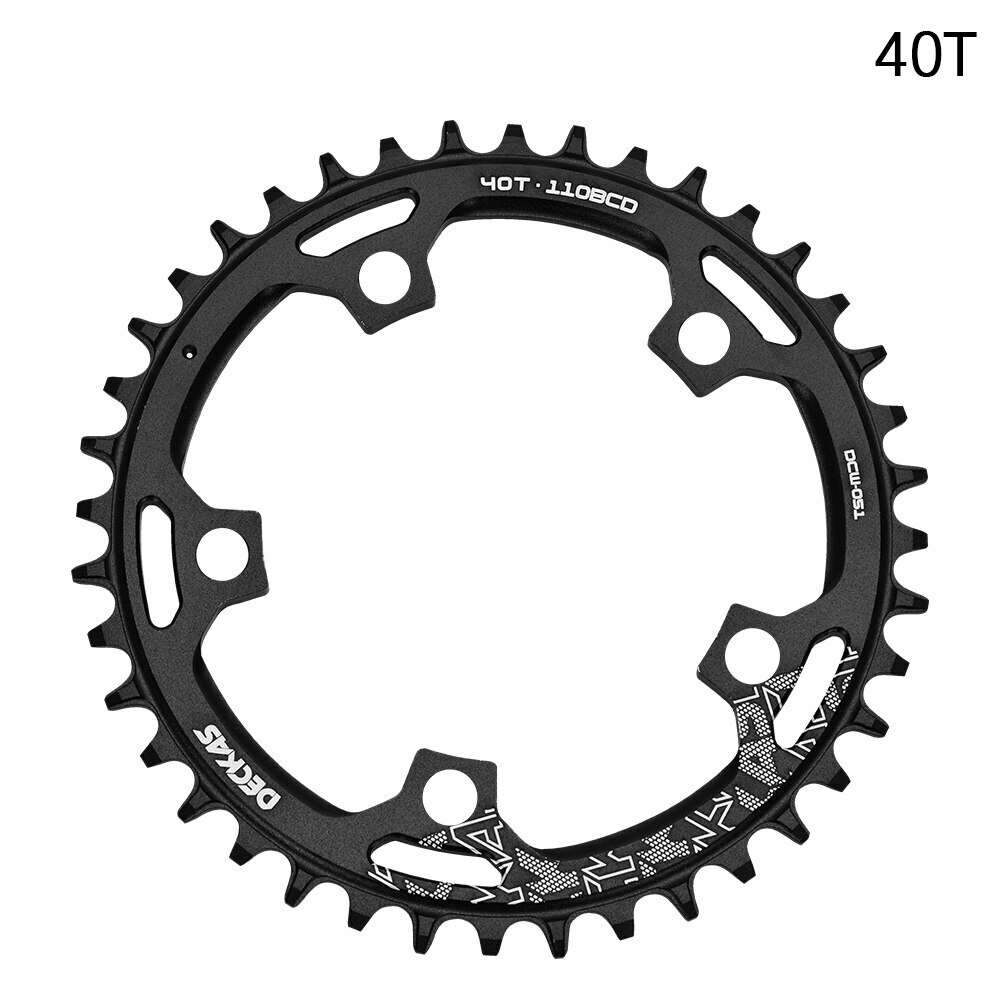 Road Bike Narrow Wide 110BCD Chainring 36T To 52T Crankset Tooth Plate Parts Red