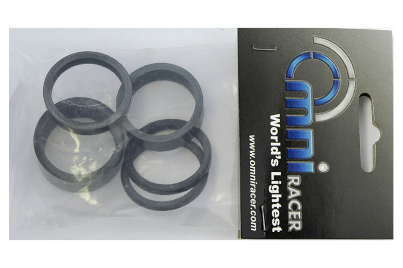 1″ OMNI Racer WORLDS LIGHTEST Carbon Fiber Headset Spacers 2,3,5,10,15,20 MATTE