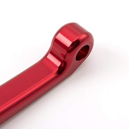 CNC Aluminum Dirt Bike Pivot Brake Clutch Levers Compatible with CRF125F Red