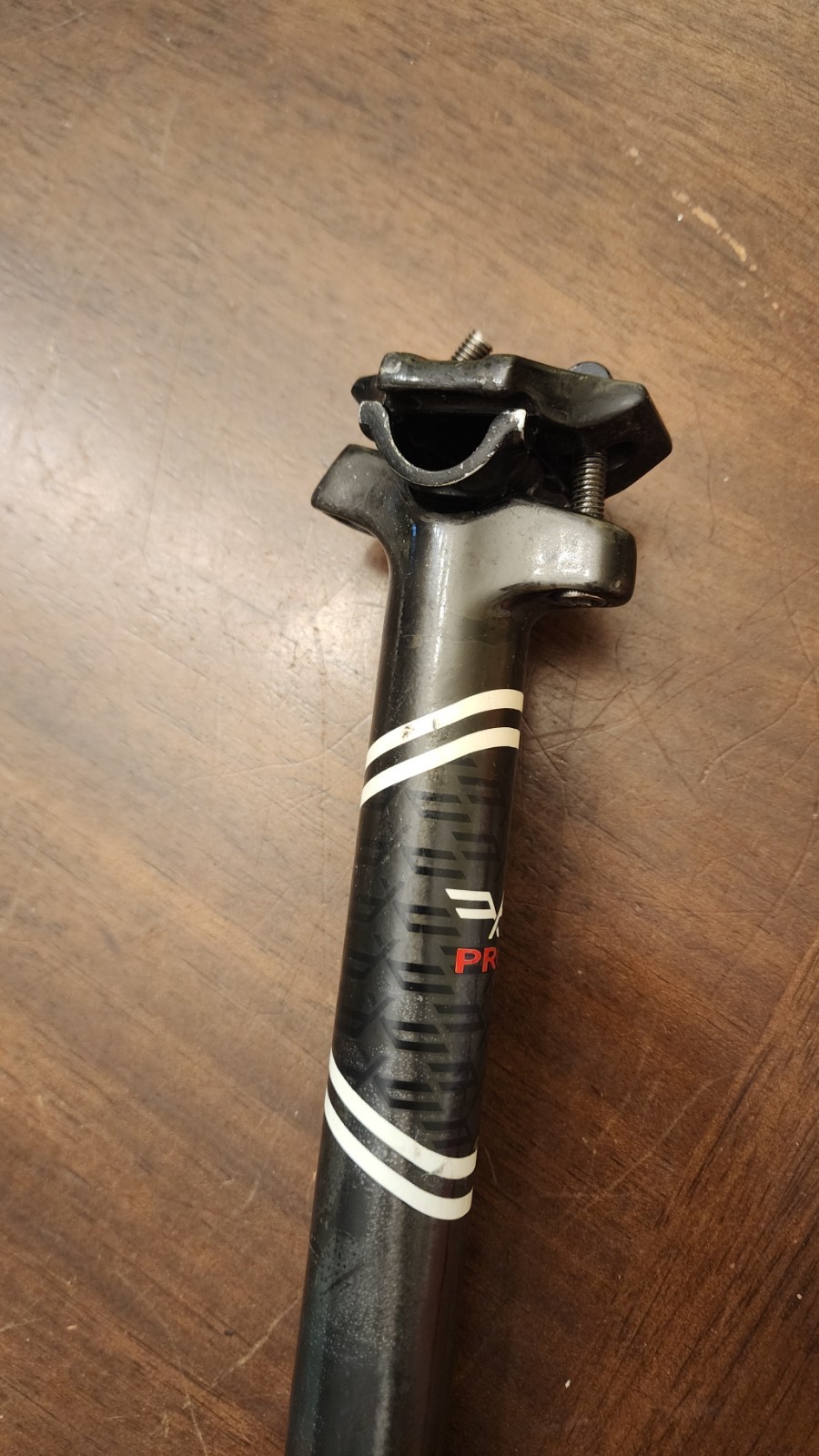 FORTE PRO CARBON SEAT POST 27.2 MM x 350 MM TOTAL LENGTH 149 GRAMS