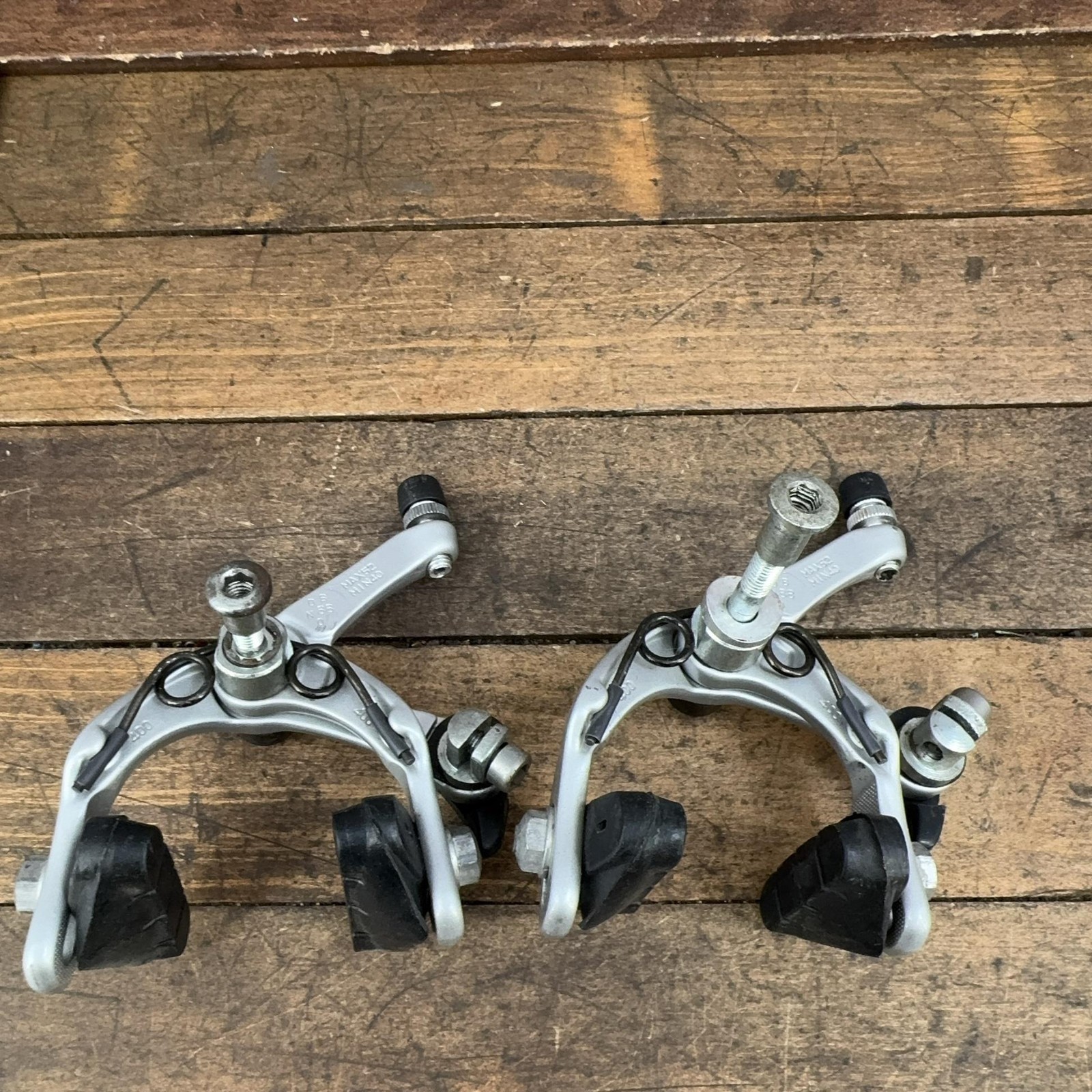 Vintage Dia-Compe EDGE FRS Caliper Brakes Set Silver Side Pull Road Bike Japan