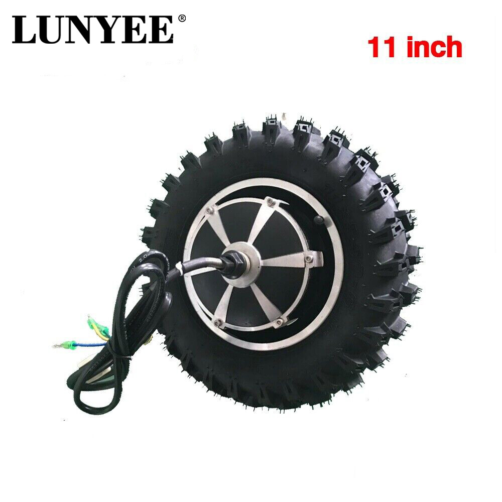 10/11inch Wheel Electric Wheelbarrow Hub Motor Off Road Tyre Geared LYMotor